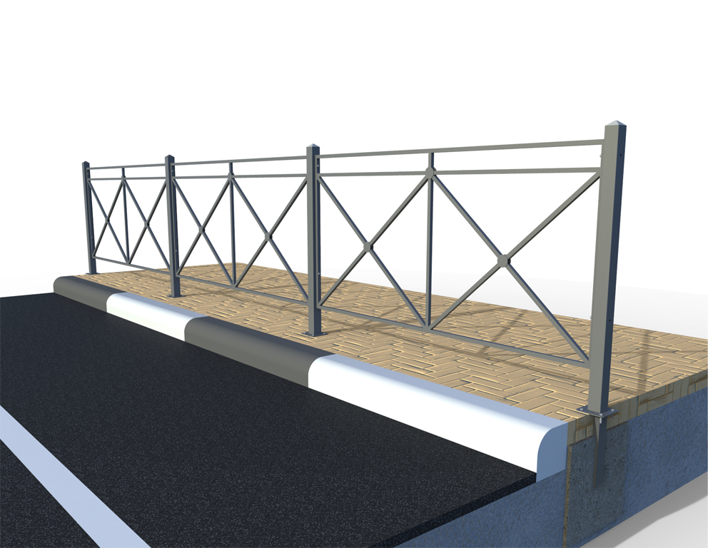 Пешеходные ограждения